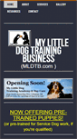 Mobile Screenshot of mylittledogtrainingbiz.com